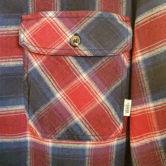 MEN'S VANS OFF THE WALL PLAID SHIRT SZ XL - Picture 3 of 7